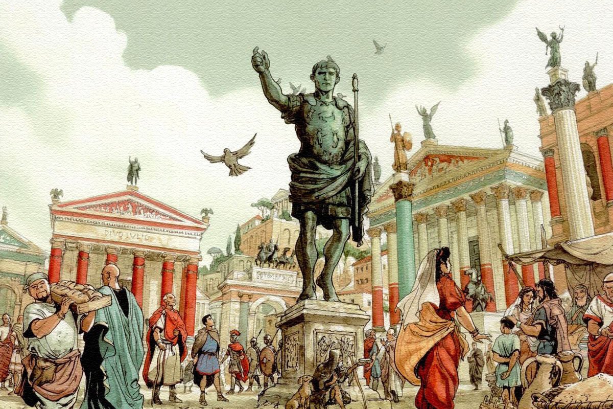 Римская империя была относительно небольшой