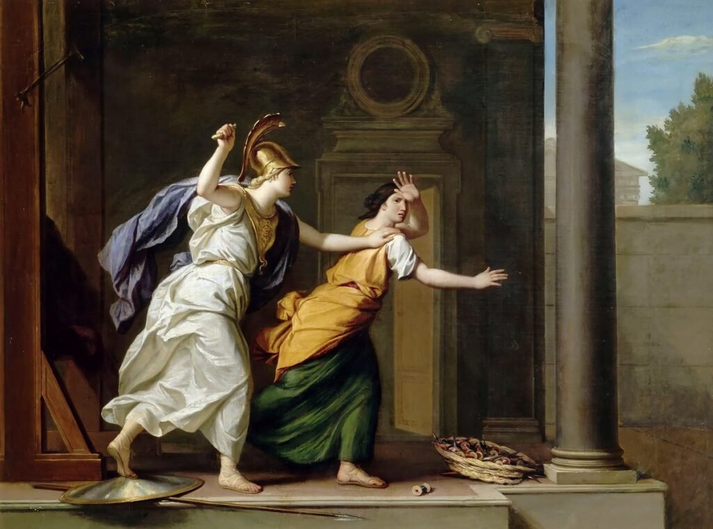 История Арахны и Афины: за что богиня наказала талантливую девушку?