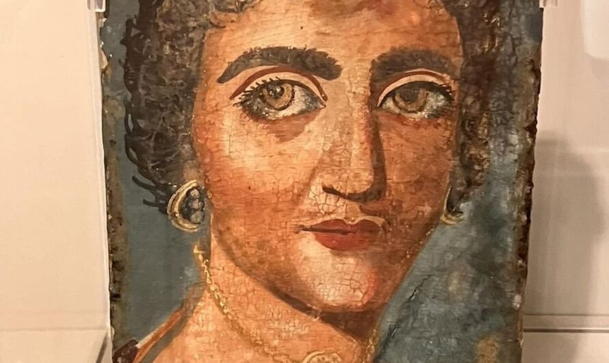 Портрет молодой женщины, жившей в Египте времен Римской империи