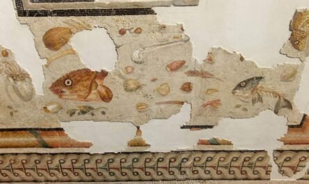 Римская мозаика, украшавшая столовую