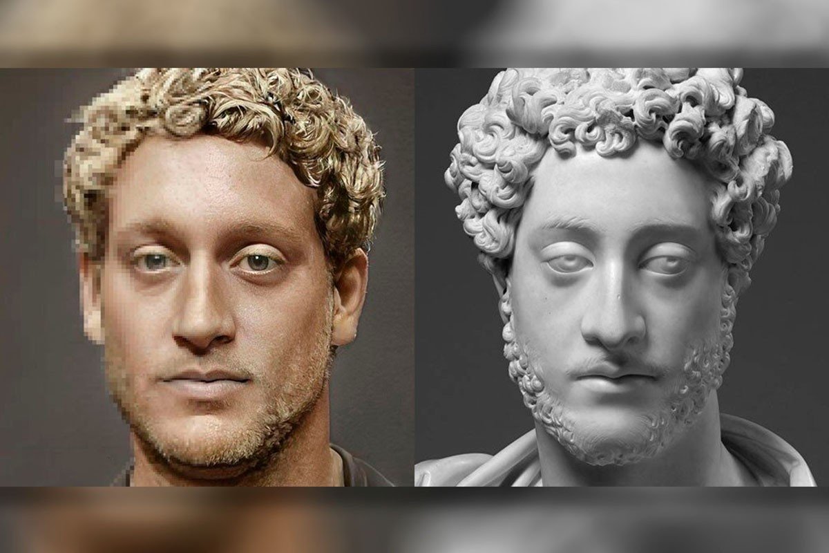 Реконструкция внешности римского императора Коммода