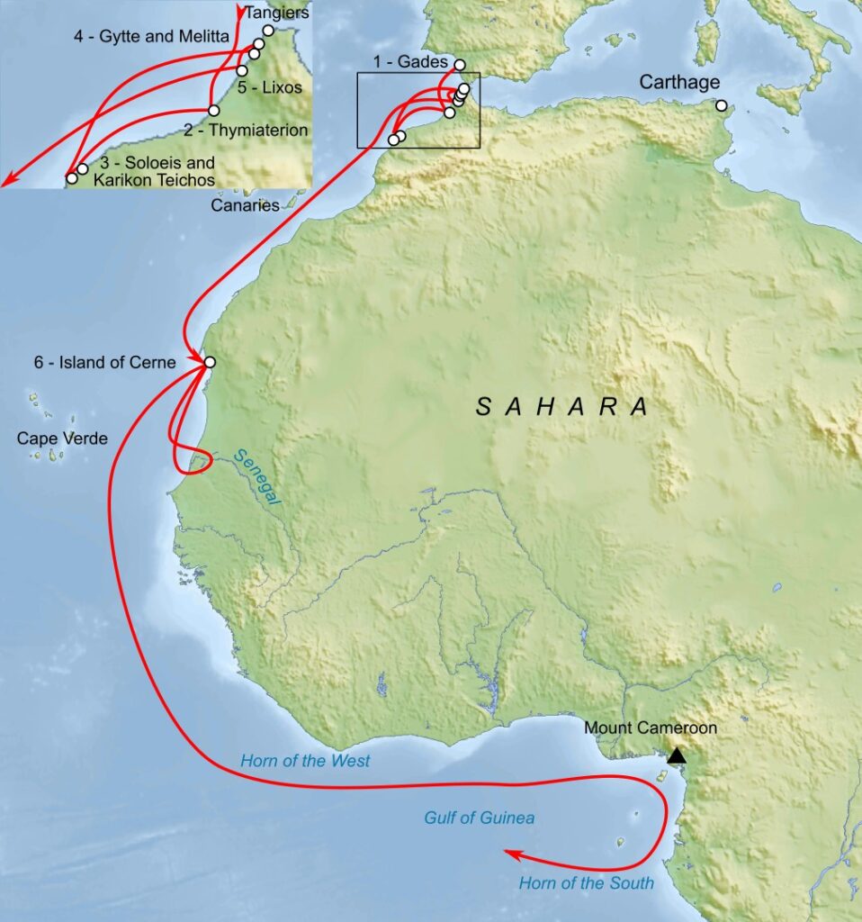 Экспедиция Ганнона вдоль берегов Африки
