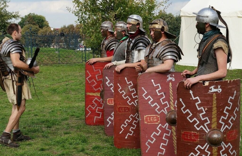 Носили ли римские легионеры красные туники?
