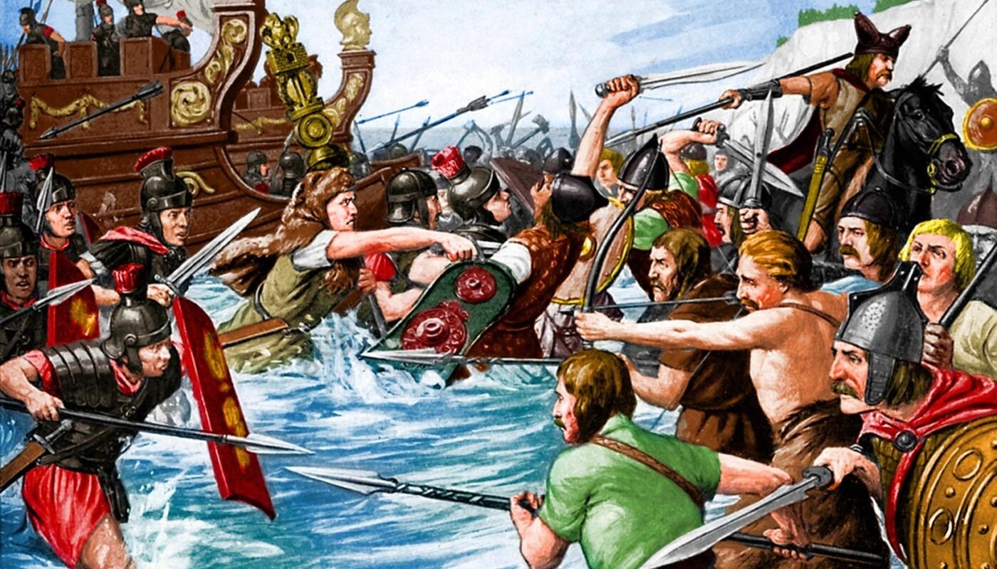 Почему Юлий Цезарь вторгся в Британию?