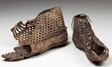Перед вами очень стильные римские кожаные туфли с декоративными вырезами, которые обеспечивали достаточно хорошую вентиляцию ног.