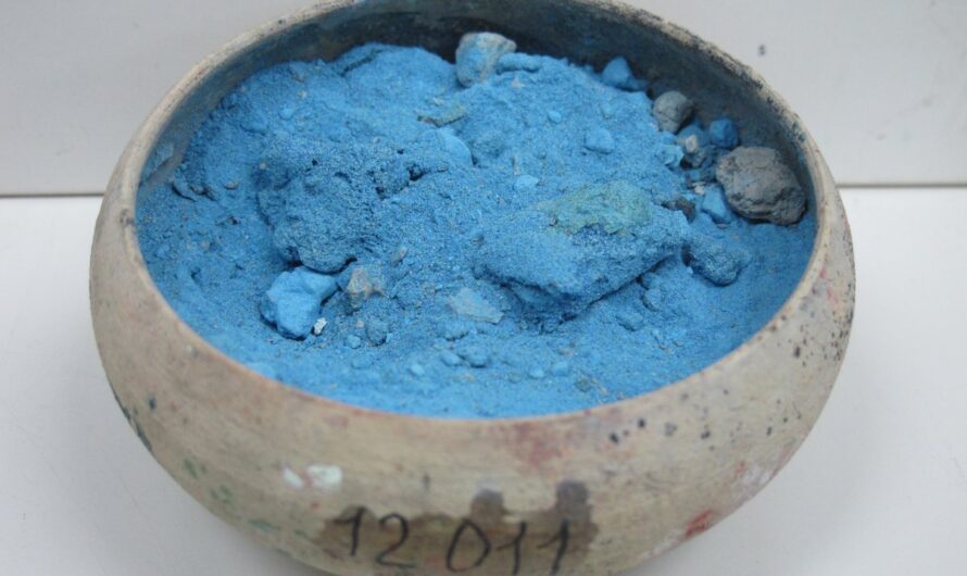 В Помпеях найдена чаша с загадочным синим пигментом