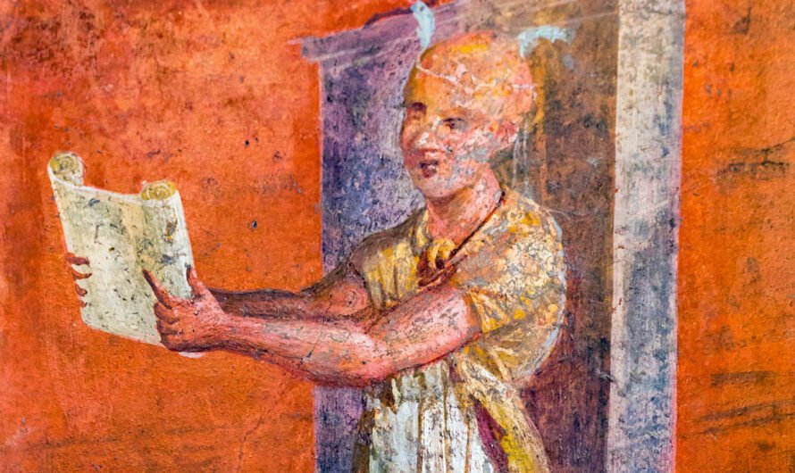 Римская фреска со жрецом египетской богини Исиды