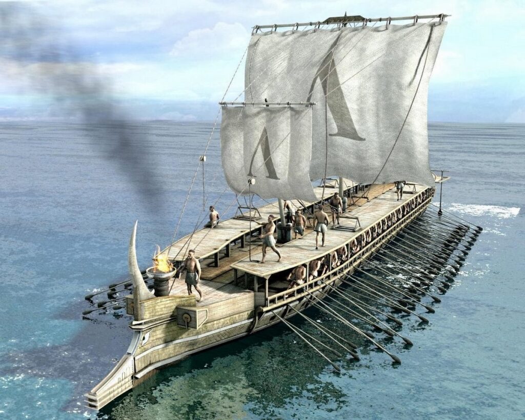 Триремы: гроза морей древнего Средиземноморья