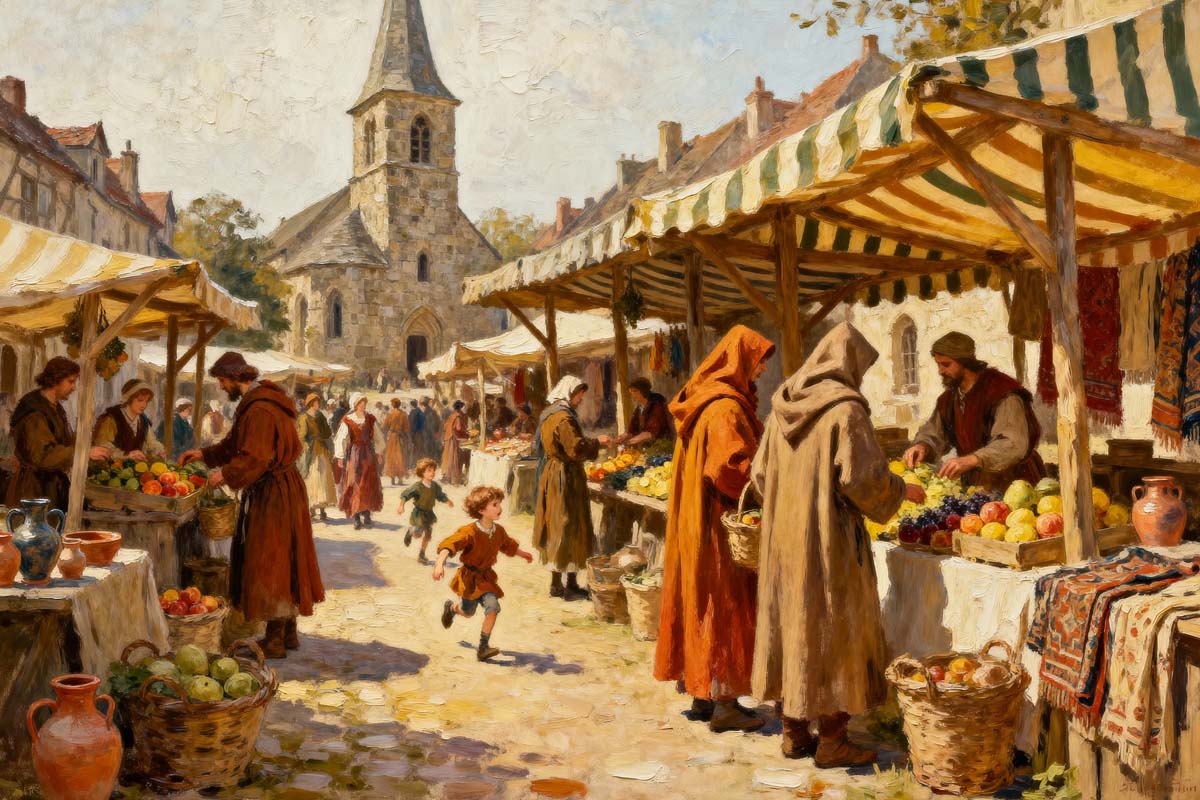 Средневековая ярмарка