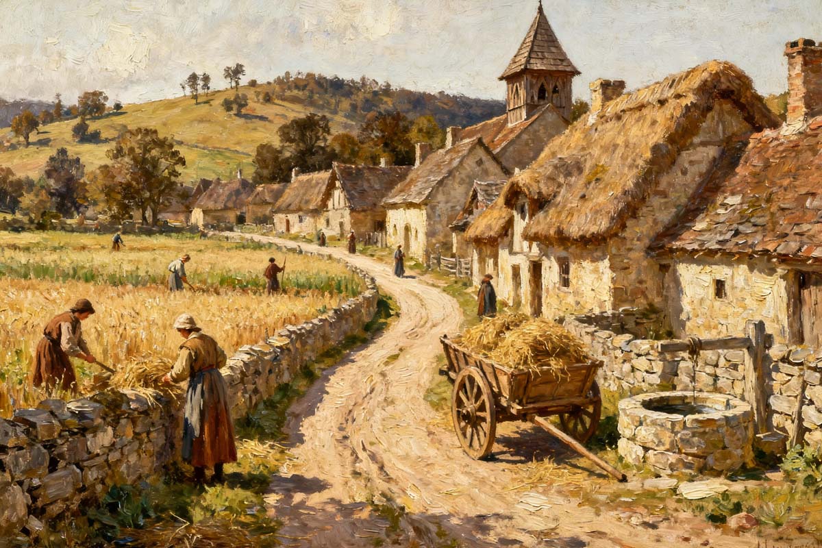 Средневековая деревня