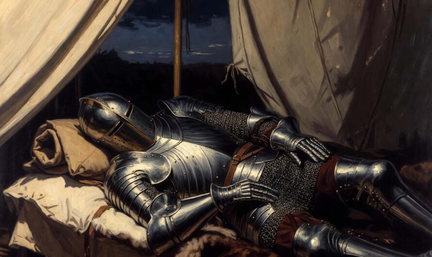 Как спали средневековые рыцари в походе?