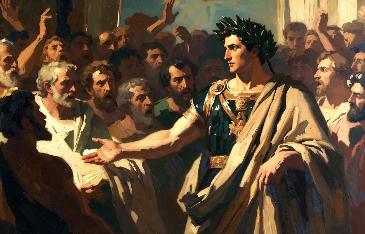 Как Юлий Цезарь пришел к власти Цезарь и народ