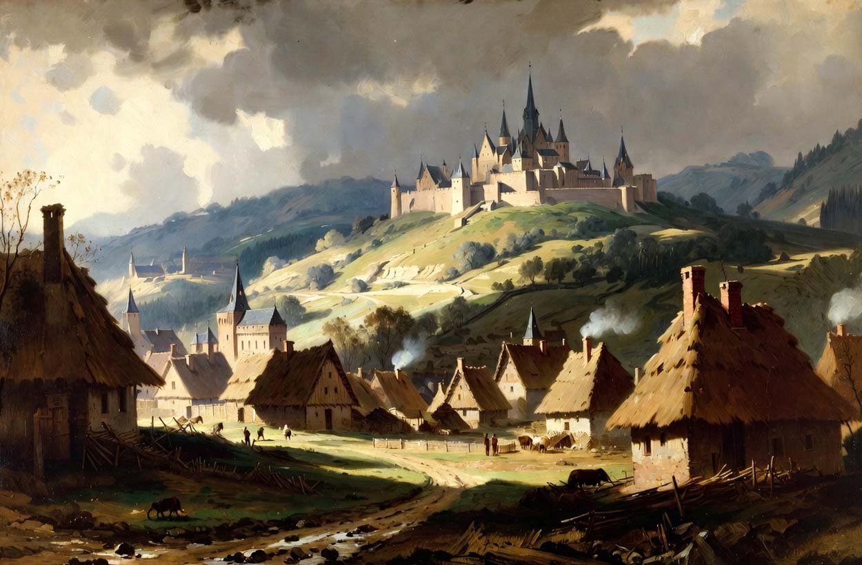 Почему в средневековой Европе сложилось натуральное хозяйство