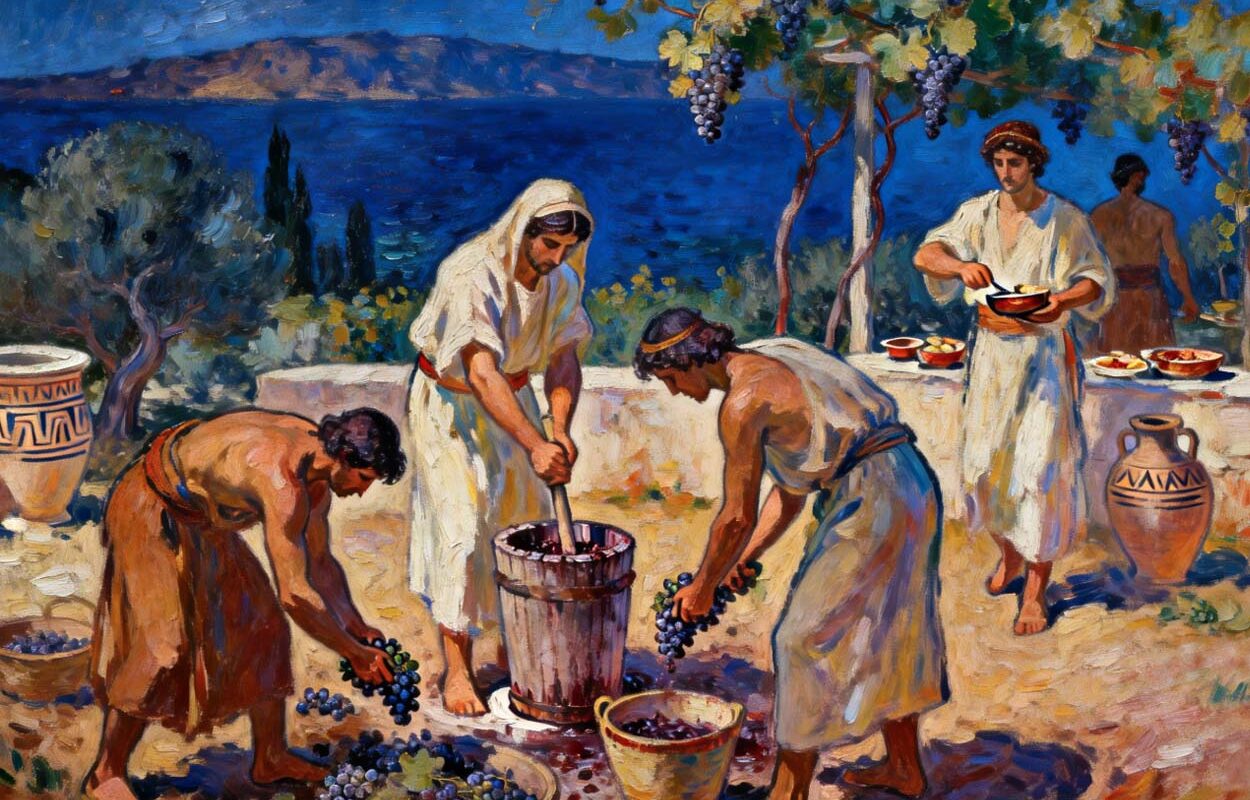 Кносс — центр минойской цивилизации Минойские рабочие