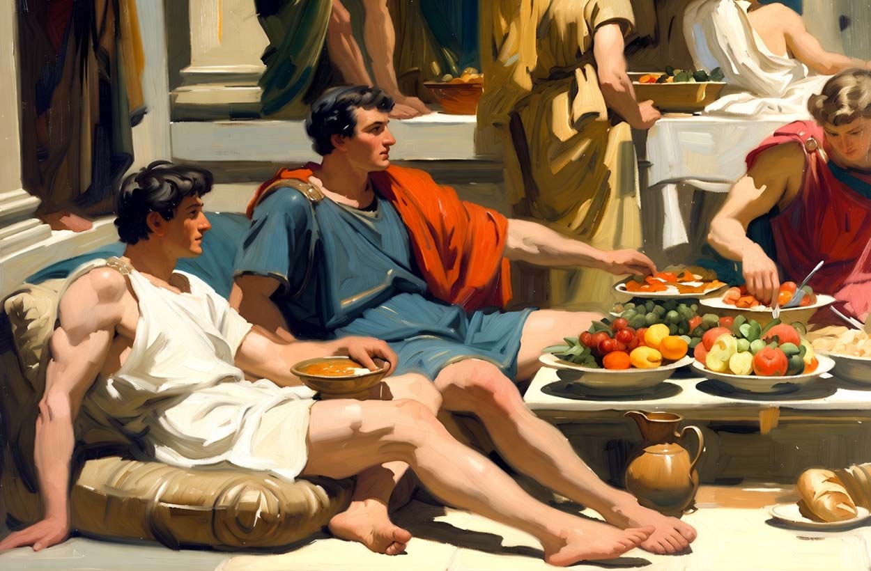 Как ели древние римляне