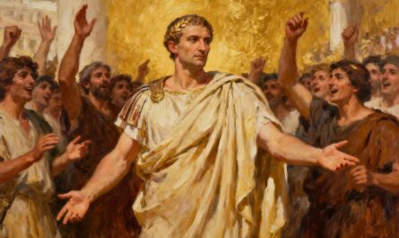 Юлий Цезарь с народом